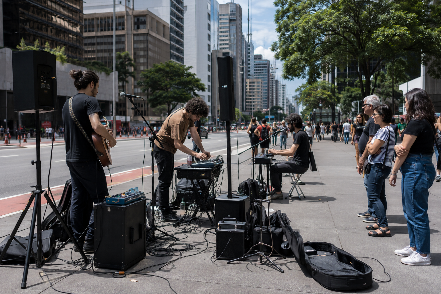 Prefeitura limita som de artistas de rua na Avenida Paulista